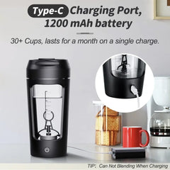 Electric PowerShake Mixer Portable Bottle