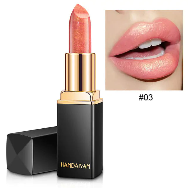 Waterproof Glitter Lipstick 9 Colors