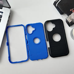 iPhone 16 Waterproof Shockproof Phone Case, Iphone 16 Pro Max Back Cover Stand Case, Iphone 16 Pro Strap Clip Phone Case