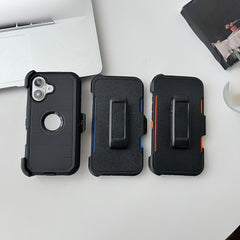 iPhone 16 Waterproof Shockproof Phone Case, Iphone 16 Pro Max Back Cover Stand Case, Iphone 16 Pro Strap Clip Phone Case
