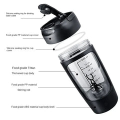 Electric PowerShake Mixer Portable Bottle