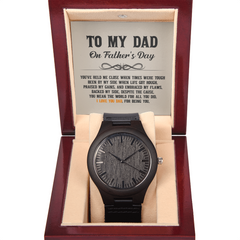Wooden Watch - For Dad On Father's Day