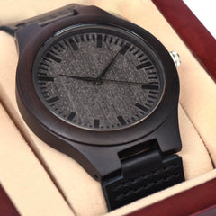Wooden Watch - For Dad On Father's Day