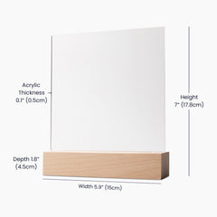 Square Acrylic Plaque - To The World's Best Dad
